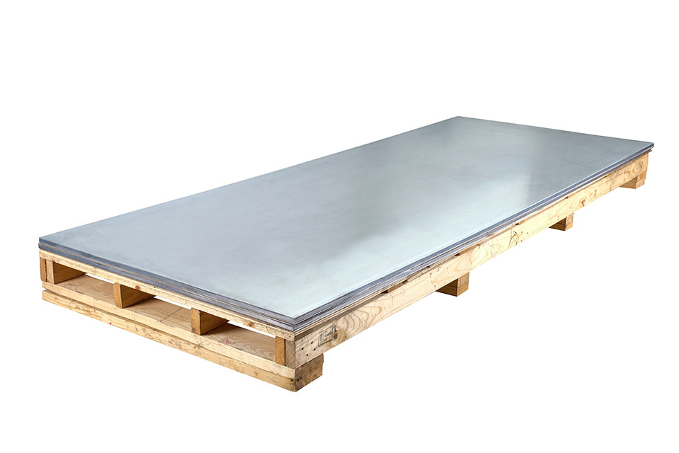 laminated lead sheet with pallet